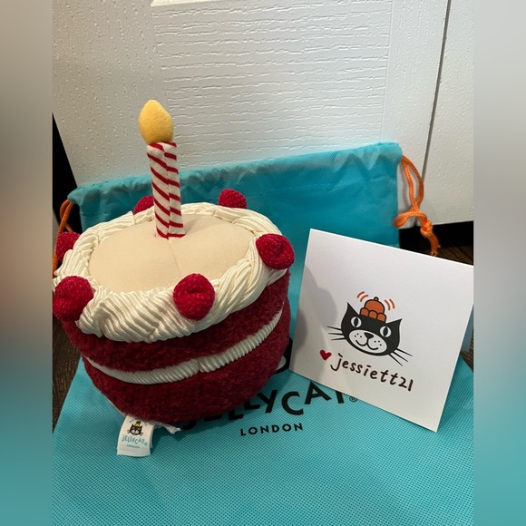 Jellycat Amuseables Cheri Cake A2RVC Valentine's 100% Authentic NWT US SHIP FAST - Picture 3 of 7